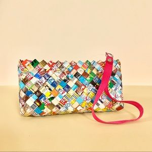 NWT Handmade in 🇵🇭 Recycled Candy Wrapper Clutch